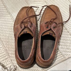 Clarks Men's Tan Leather Boat Shoes